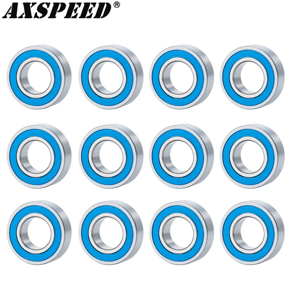 Axspeed Set Di Cuscinetti Di Tenuta In Gomma Da 12 Pezzi Per Tamiya Frog, Super Blackfoot E Stadium Blitzer, Bush Devil Parts