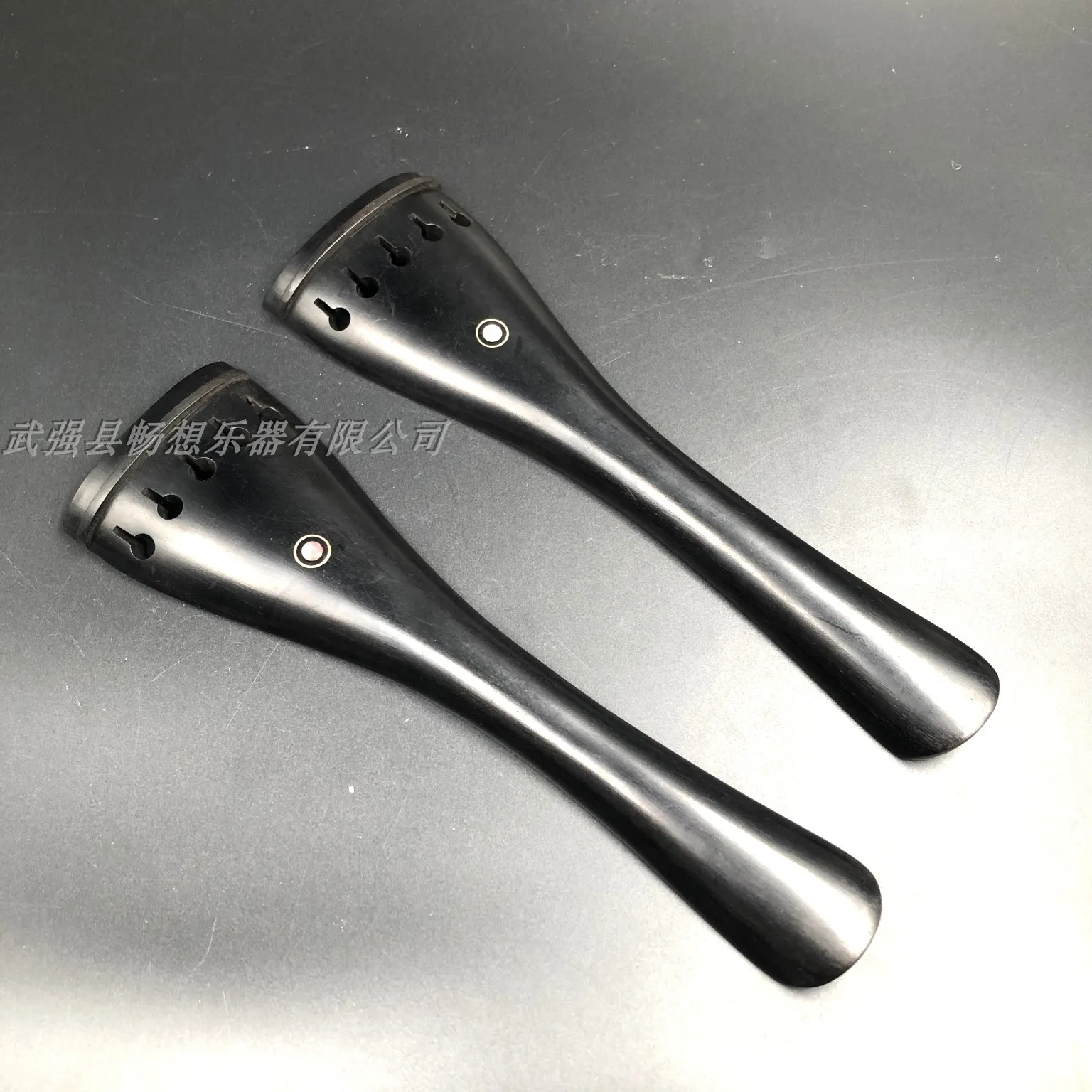 Peças de Madeira de Ébano 4 com Cauda Cordas Cello Tailpiece 4 - Intestino 1 5 - Image 6