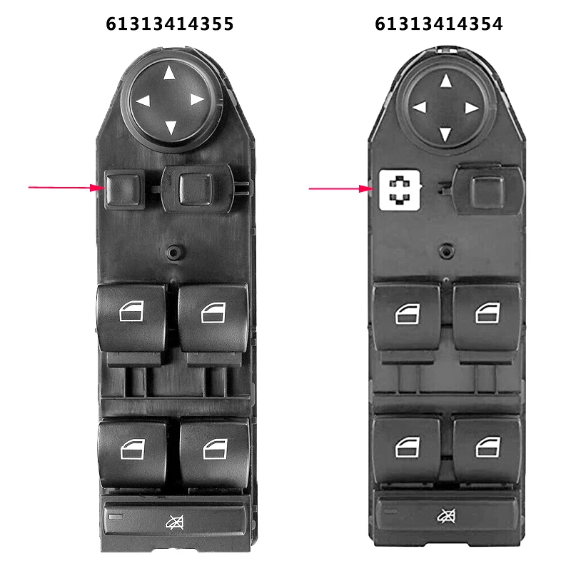 

61313414355 NEW Window Control Switch Power Window Switch For BMW E83 X3 2005-2010 61313414354
