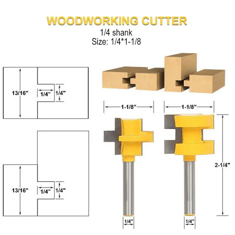 

Carbide Alloy Wood Drilling Milling Business Repair Accurate Carpenter Milling Cutter Miter Router Bit Tool Convenient Durable