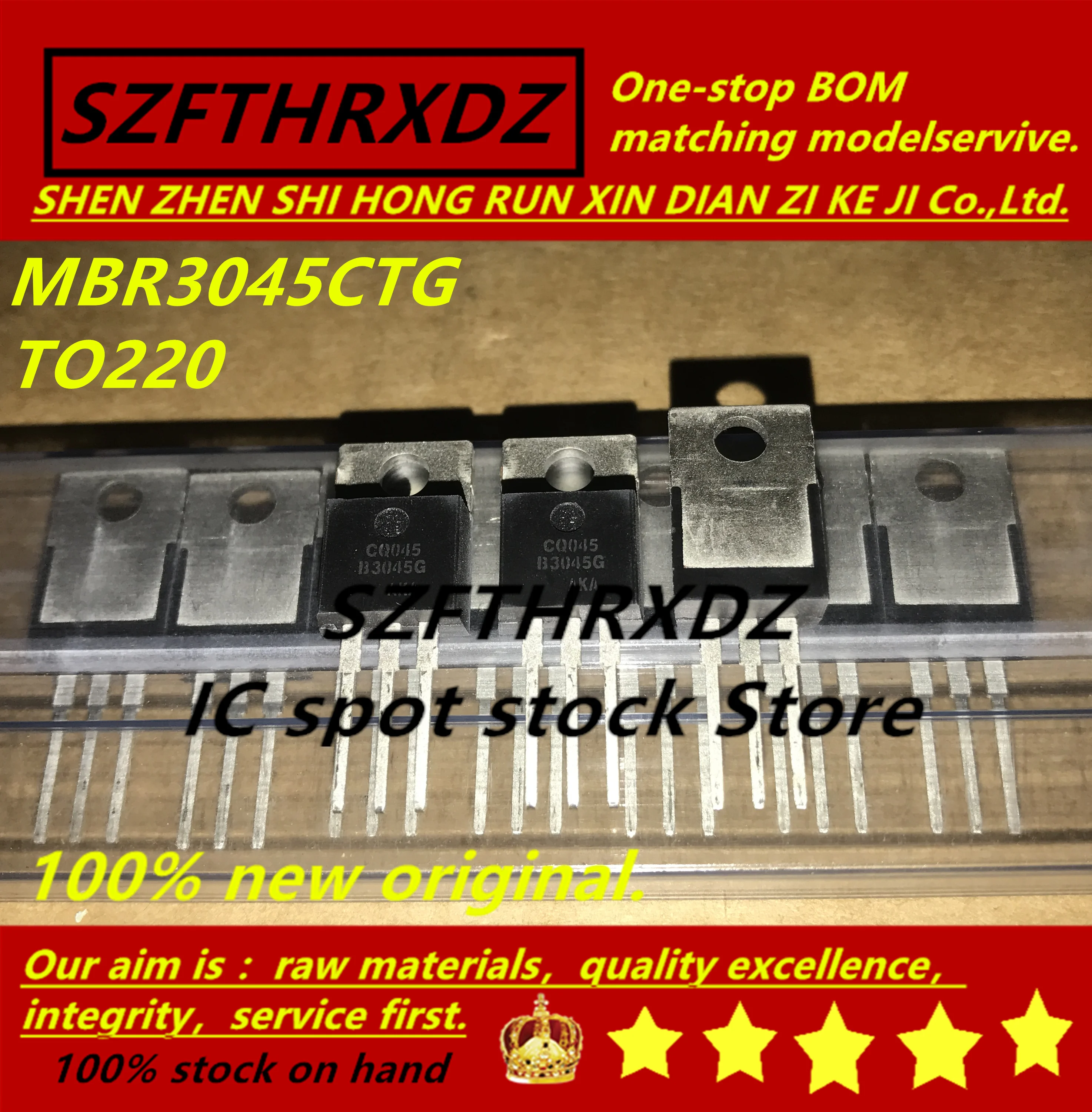 SZFTHRXDZ 100% Новый оригинальный (10 шт.) PHX4NQ60E 4NQ60E MBR3045CTG B3045G FQP17P10 STF26NM60N 26NM60N TO220 |