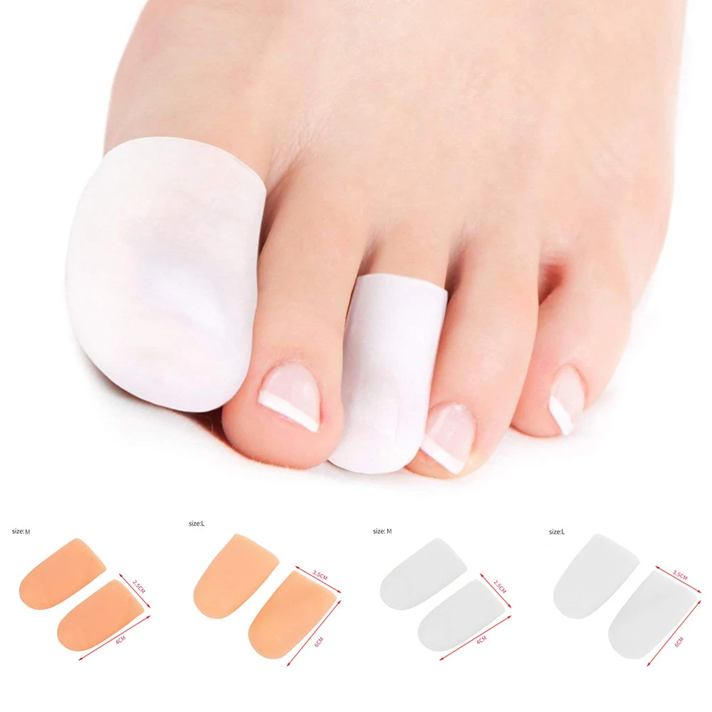 Защита пальцев ног травмированные ногти на ногах колпачки гель для натоптышей 1 пара Новинка