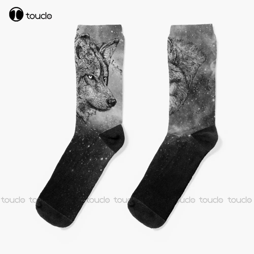 

Odin’S Wolves Socks Men'S Novelty Socks Christmas New Year Gift Custom Gift Unisex Adult Teen Youth Socks 360° Digital Print