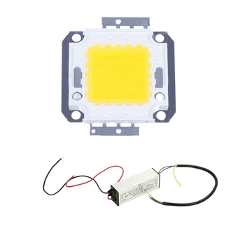 

2 Pcs Accessories: 1 Pcs 3800LM Bulb Lamp Light Warm White & 1 Pcs Driver LED Lamp Transformers 50W Waterproof