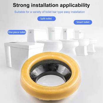 

Strong Adhesion Leakproof With Flange Accessories Home Hotel Universal Odor-Resistant Extra Thick Replacement Toilet Bowl Gasket