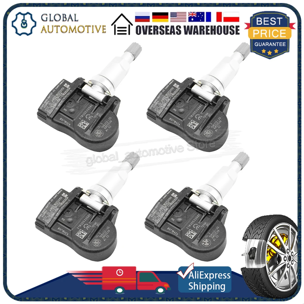 New Tpms Tire Pressure Monitor Sensor 433mhz 6855539 For Bmw 1 2 3 4