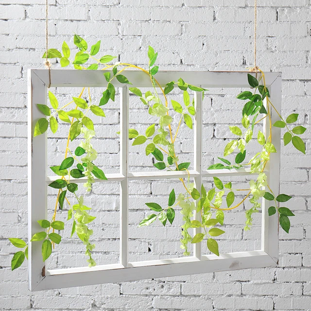 Wisteria Vine Artificial Flowers Silk Garland Arch plant decor home garden decoration hanging plant wall christmas decoration SMTZTH022