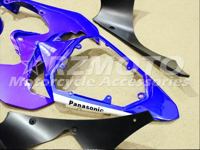 Набор впрыскивателей Мотоцикл Обтекатели Fit для YAMAHA YZF-R6-600 2008- 08-16 обтекателя Кузов Набор, синий, красный и белый цвета
