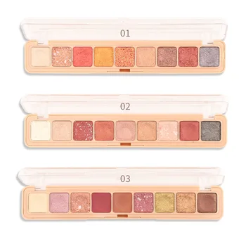 

Ultra-Fire INS Keyboard Eyeshadow Compact Nine-Color Eye Shadow Pearly Lustre Matte Waterproof Portable Fingertip Eye Shadow Fem