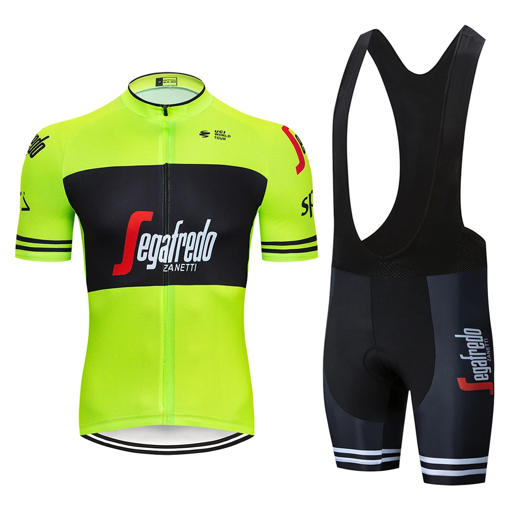 

2019 Cycling Clothing Bike jersey Quick Dry Mens Bicycle clothes summer Quick Step team Cycling Jerseys gel bike shorts set