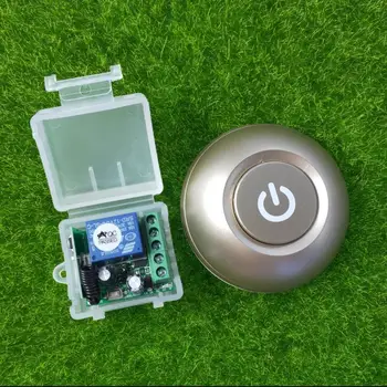 

universal 433mhz DC12V 1CH 10A relay switch wireless remote control Doorbell/alarm/car headlamp horn Self-powered circular