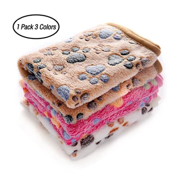 

3 Packs Pet Blanket Super Soft Fluffy Premium Fleece Elephant Print Warm Flannel Throw for Dog Puppy Cat