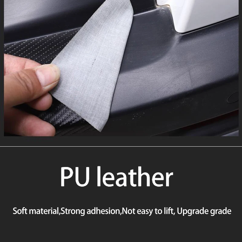 1Pc Car Trunk Protector PU Leather for Subaru WRX Car Accessories Rear Bumper Scuff Cover Anti Scratch