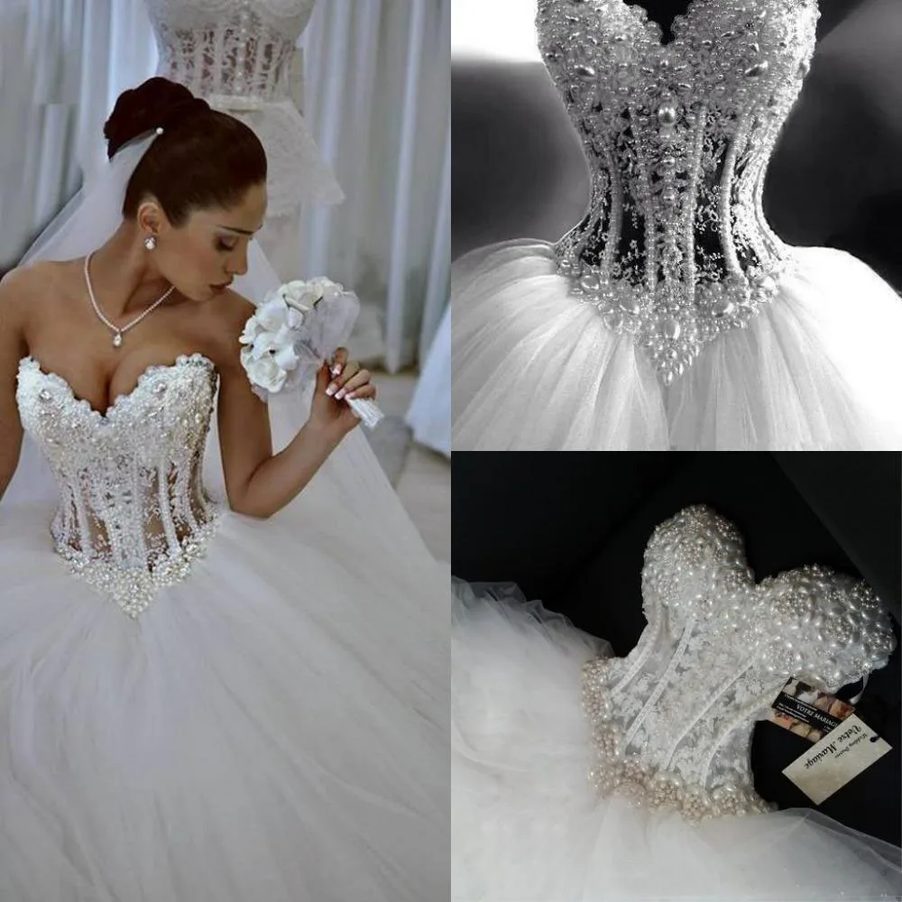2020 Tulle Princess Bridal Gown Sparkly Tulle Puffy Skirt Corset ...