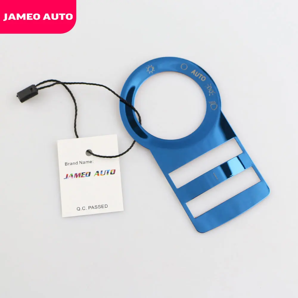 Jameo авто нержавеющая сталь Ручка переключатель фар панель Защитная крышка Накладка наклейка для Chevrolet Orlando 2009- LHD ES