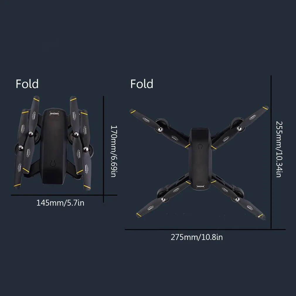 SG700 Радиоуправляемый Дрон WiFi 1080P двойная камера жесты фото Квадрокоптер с длительным сроком службы батарейный поток складной четырехосный автомобиль