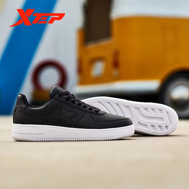 US $50.08 Xtep Women Men Skateboarding Shoes Stan New Casual White Couple Sneakers Male Female Popular Skateb