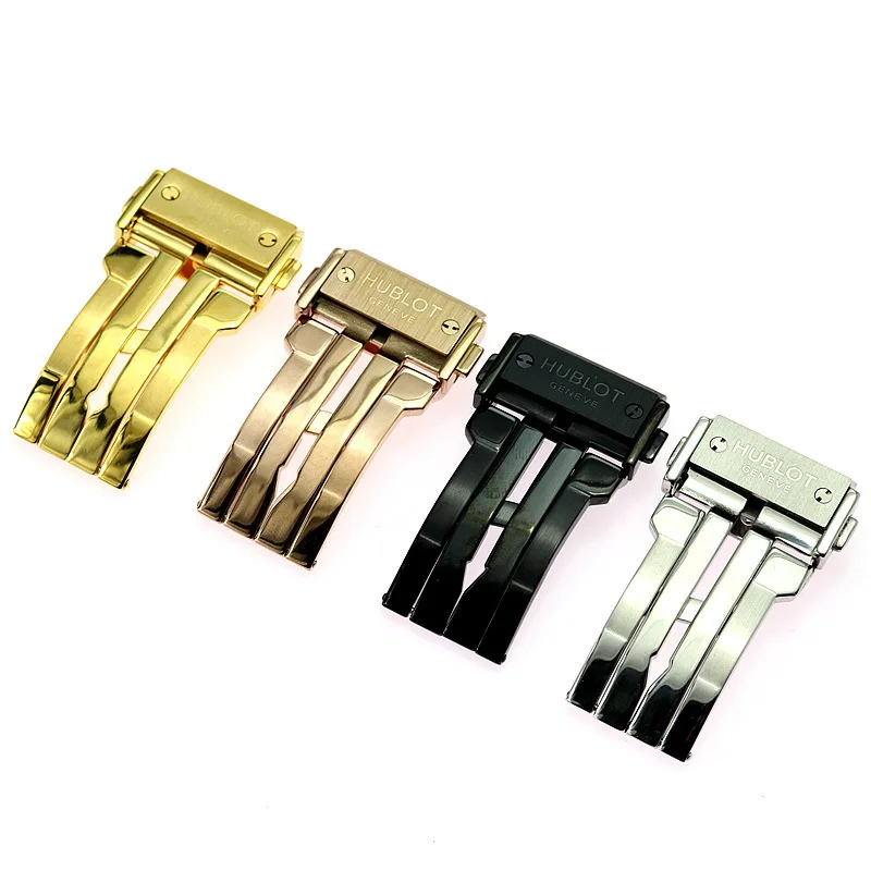 

Metal Buckle for Hublot Bigbang Series Fusion watch accessories 18mm 20mm 22mm 24mm watchband stainless steel clasp with logo