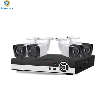 

5MP HD Video Security System 4CH H.265 5MP DVR With 4Pcs 5MP Smart IR Bullet Waterproof Camera Surveillance CCTV Kit