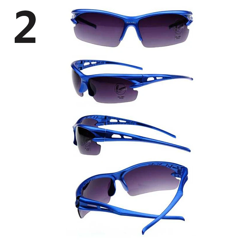 Outdoor Sports Unisex Sunglasses Anti Shock Glasses PC Eye Cycling Goggles