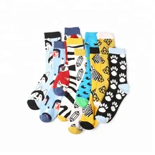 High Quality Sports Style Japanese Cartoon Wholesale Man Socks