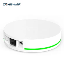 Zemismart tuya zigbee gateway zigbee 3.0 hub com cabo de rede soquete conexão com fio inteligente controle de vida