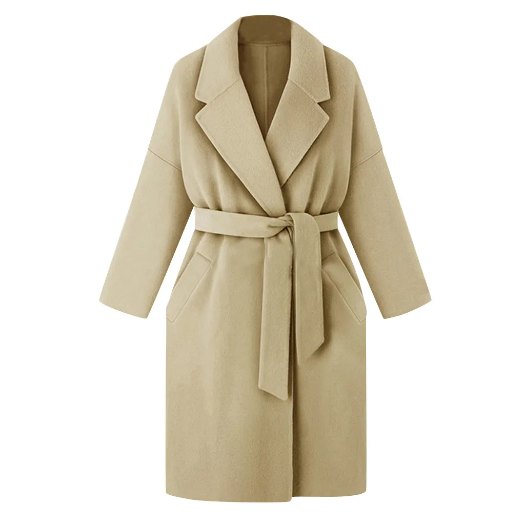 Manteau femme пальто женское зимнее шерстяное пальто с лацканами удлиненный верхний жакет верхняя одежда manteau femme plazcze damskie