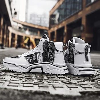 

Fashion Men Casual Shoes 2020 brand sneakers men Lightweight Lace-up Walking Sneakers trainer Male FootwearX721