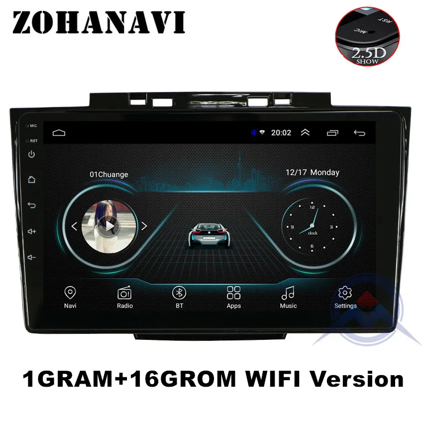 1G 16G ZOHANAVI 2.5D 9 дюймов Android 9,0 автомобильный радиоприемник gps для Great Wall Hover H3 H5 2013- мультимедийный плеер с картами - Цвет: 1G 16G