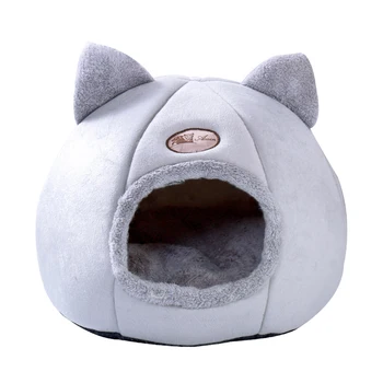 

Removable Cat Bed Self Warming For Indoor Cats Dog House Puppy Cage Lounger Dog Cushion Mat Small Dogs Cats House Cats Nest