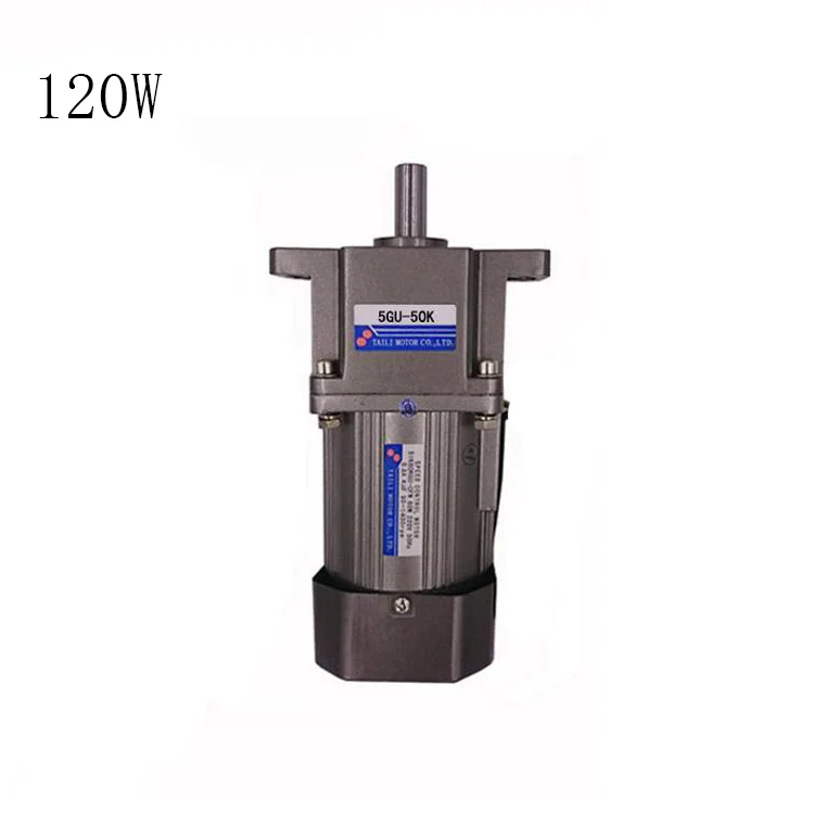 Ear type 120W AC220V Single-phase AC Gear Reducer Motor, Reversible, High Torque, Fixed Speed + Capacitor