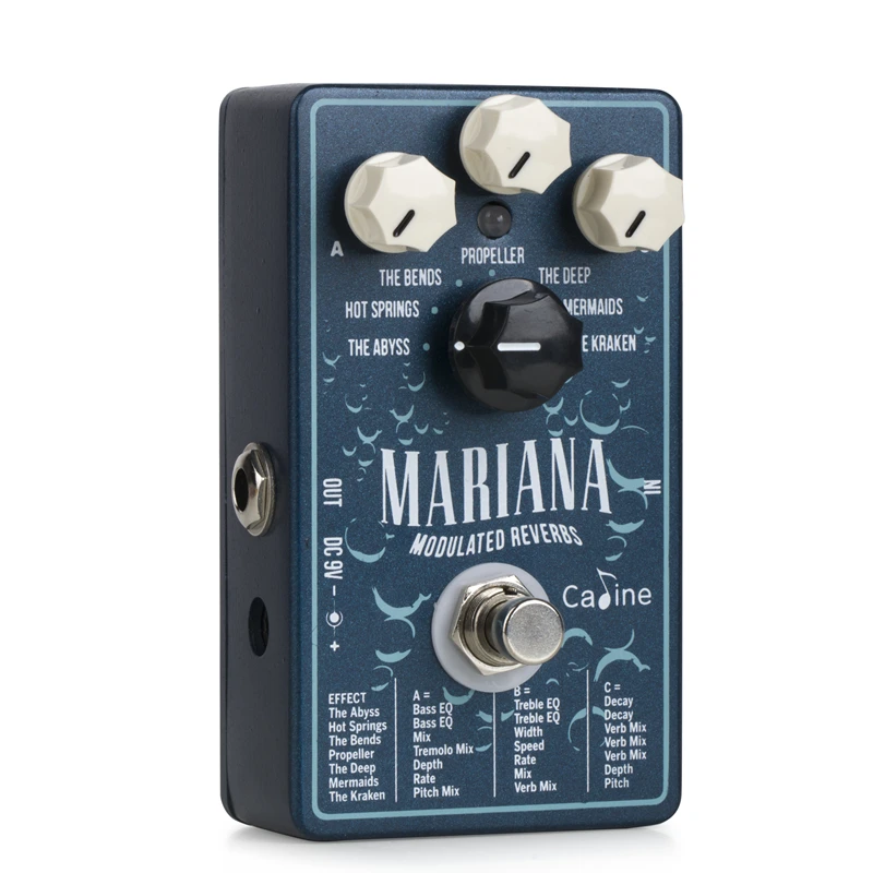 Efeito de Guitarra Caline Mariana Modulada Reverb Digital Pedal Acessórios Guitarra Cp-507 - Image 3