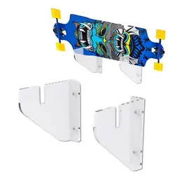 Versatile Skateboard Display Rack Stable Skateboard Accessory Skateboard Wall Bracket Skateboard Wall Rack 1 Set