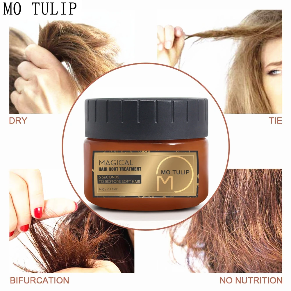 60ML Treatment Mask Hair Conditioner Detoxifying Hair Mask Advanced Molecular Hair Roots Recover Elasticity miracle repair