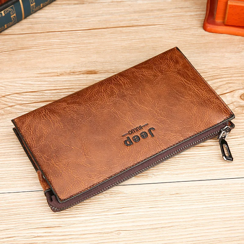 

purse The new Korean version of men with long zippers in hand wallet manufacturers directly sell wholesale and customize