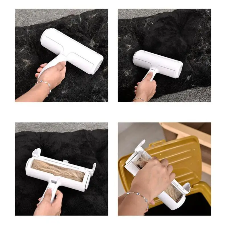 Sticky Portable Washable Dog Hair Removal Brush Wide Scope of Application Practical Economy Sofa Cat Fur Roller Pet Supplies