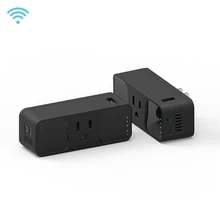 Wifi Extender Outlet Plug,US 15A,100V~ 240V USB Mini smart receptacle wall outlet plugs for smart home automation systems