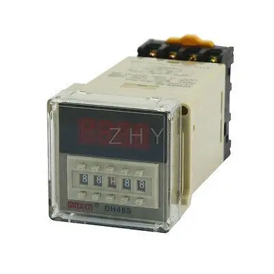 

12VDC 8-Pin 88.88s 88m88s 88h88m Digital Timer Time Delay Relay DH48S-2Z