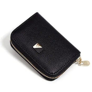 

Women's Wallets New Fashion Pu Leather Multifunction Solid Color Litchi Small Mini Purses Women Coin Purses Short Female Wallet
