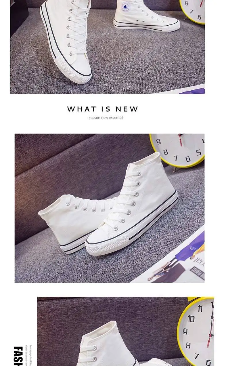 Big size 35-47 high top sneakers canvas shoes boys sneakers unisex shcool shoes men comfort sneakers man autumn shoes