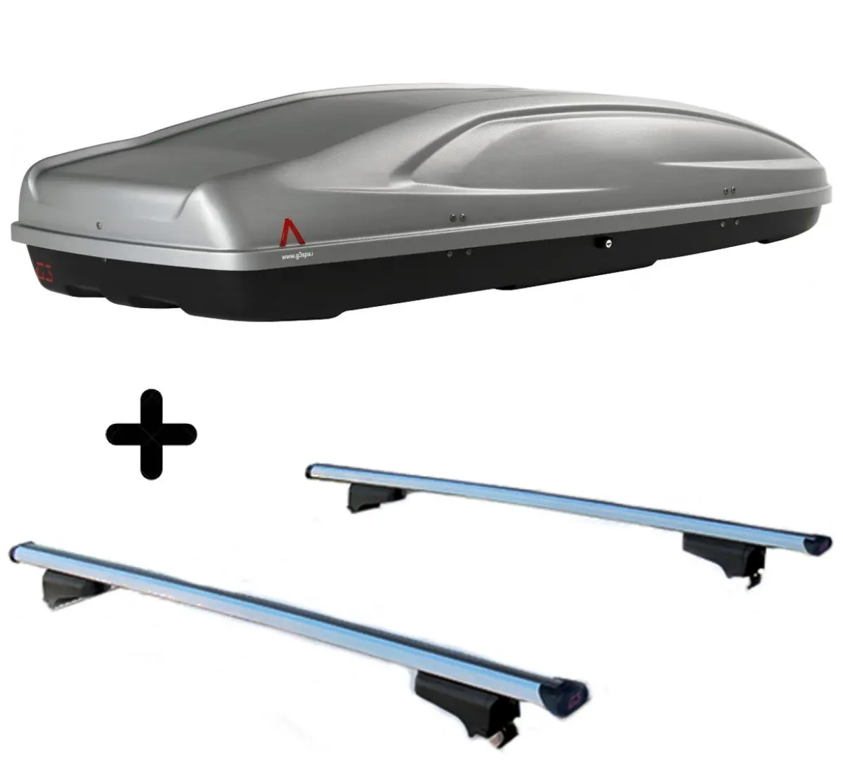Box car and roof rack bars compatible for PEUGEOT 308 SW (2007 2013) set roof rack luggage Gray