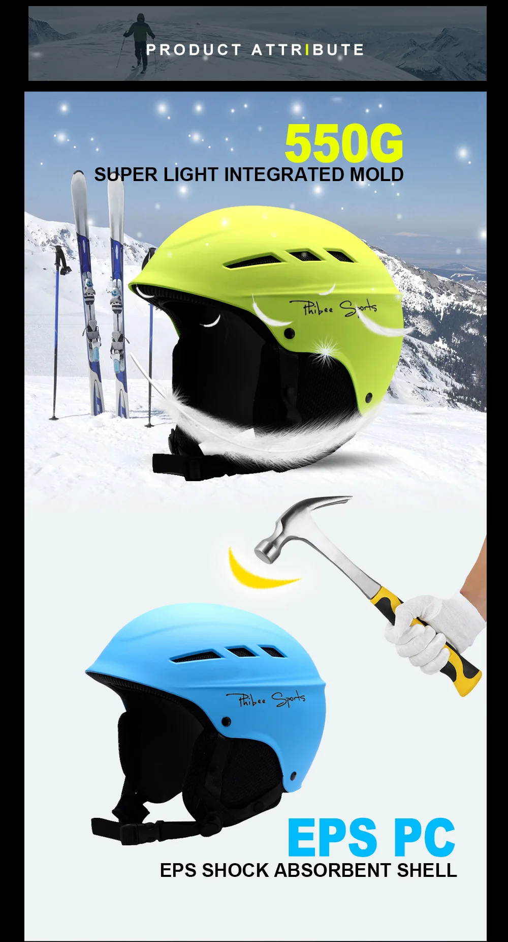 Шлем для сноуборда, лыжного спорта, безопасный цельный дышащий шлем для взрослых детей, скейтборд, лыжный шлем, размер 50-62 см