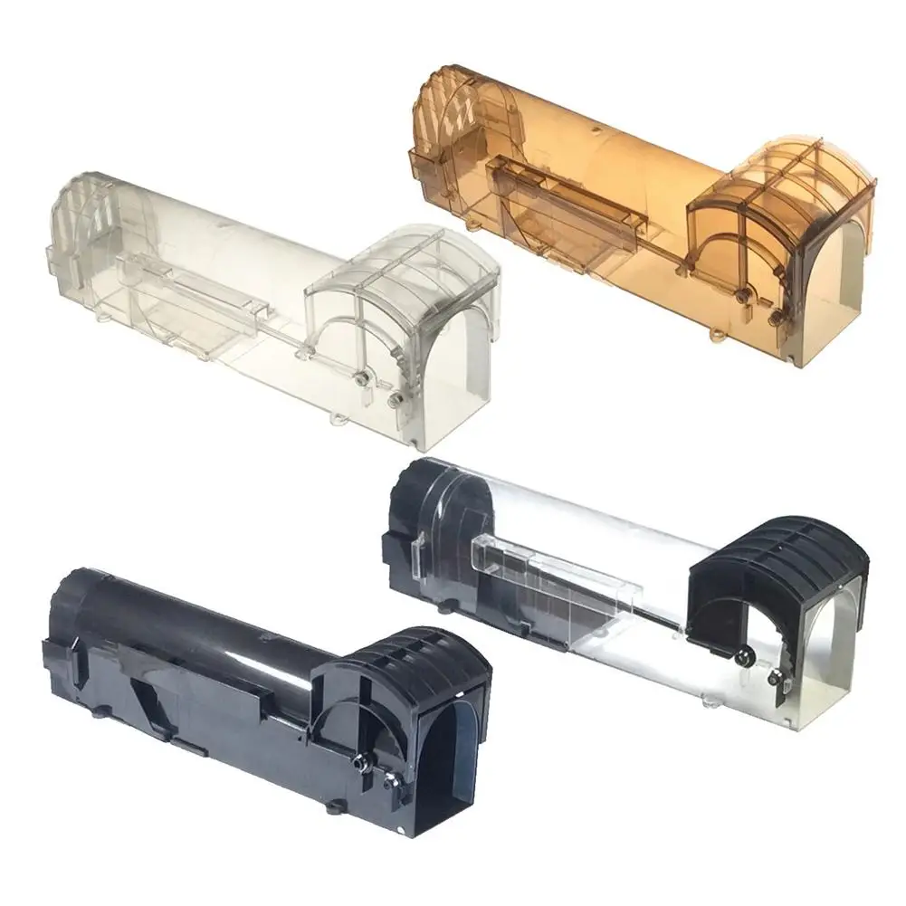 

Transparent Reusable Mouse Trap Rodent Mice Live Catcher Small Animals Cage Mouse Trap Rat Trap Pest Control