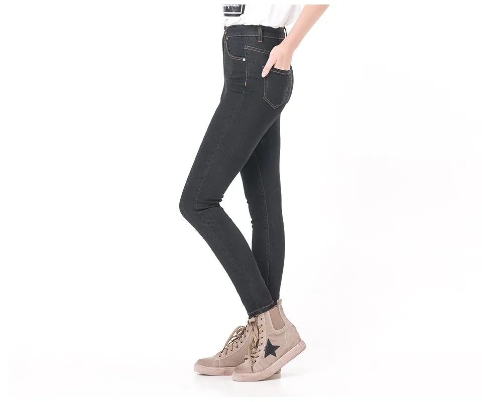 old navy jeans 2022 LEIJIJEANS Plus Size Mom Jeans High Waist Jeans Elastic Stretchy Jeans female denim skinny pencil pants 100 KGS women jeans cargo jeans