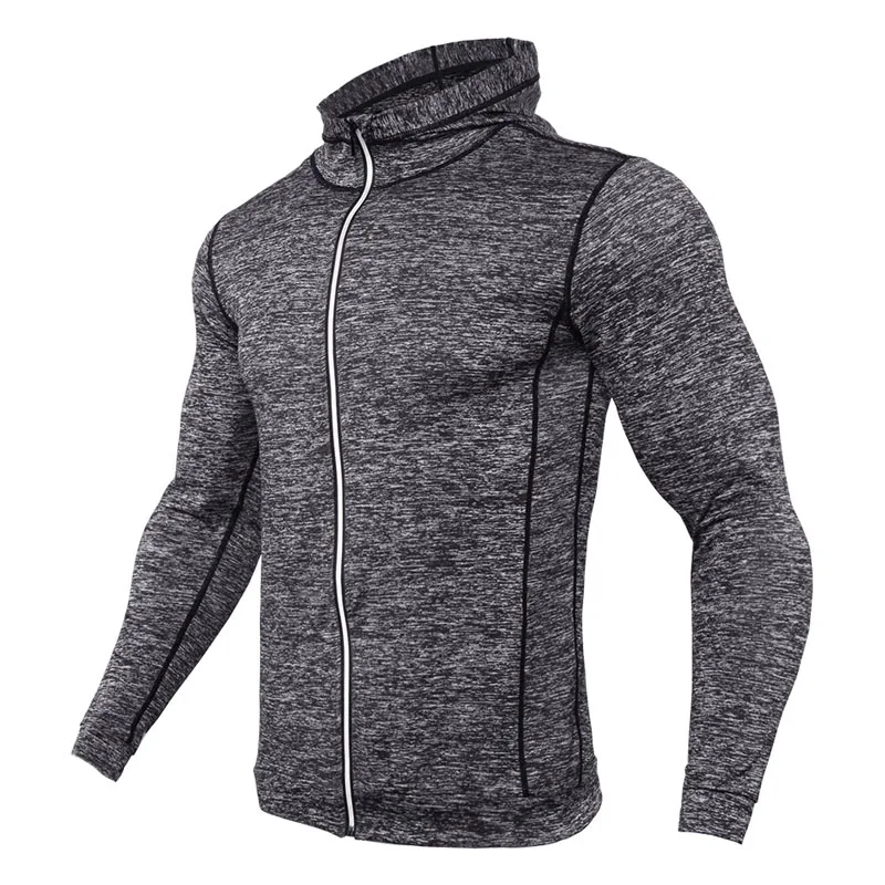 hoodie 2 Трек поле беговой костюм мужской зимний костюм для бега сжатое Спортивное нижнее белье для велоспорта базовый слой Рашгард Мужская спортивная одежда 4XL - Цвет: hoodie 2