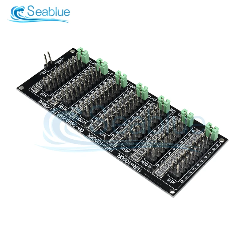 200V 7 Seven Decade 1R-9999999R Programmable Adjustable SMD Resistor Slide Resistor Board Step Accuracy 1R 1% 1/2 Watt Module