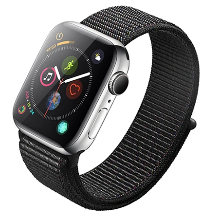 color 5 Нейлоновый ремешок для часов Apple watch Series 3 2 1 38 мм 42 мм ремешок дышащая сменная Спортивная петля для iwatch series 5 4 44 мм 40 мм - Цвет ремешка: color 5