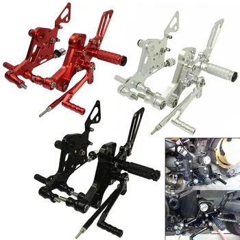 

Motorcycle Adjustable Rearset Footrests Driver Foot Rest Pegs Pedal Rear Set For DUCATI Monster M1100 1100 S EVO 1100S 2008-2014