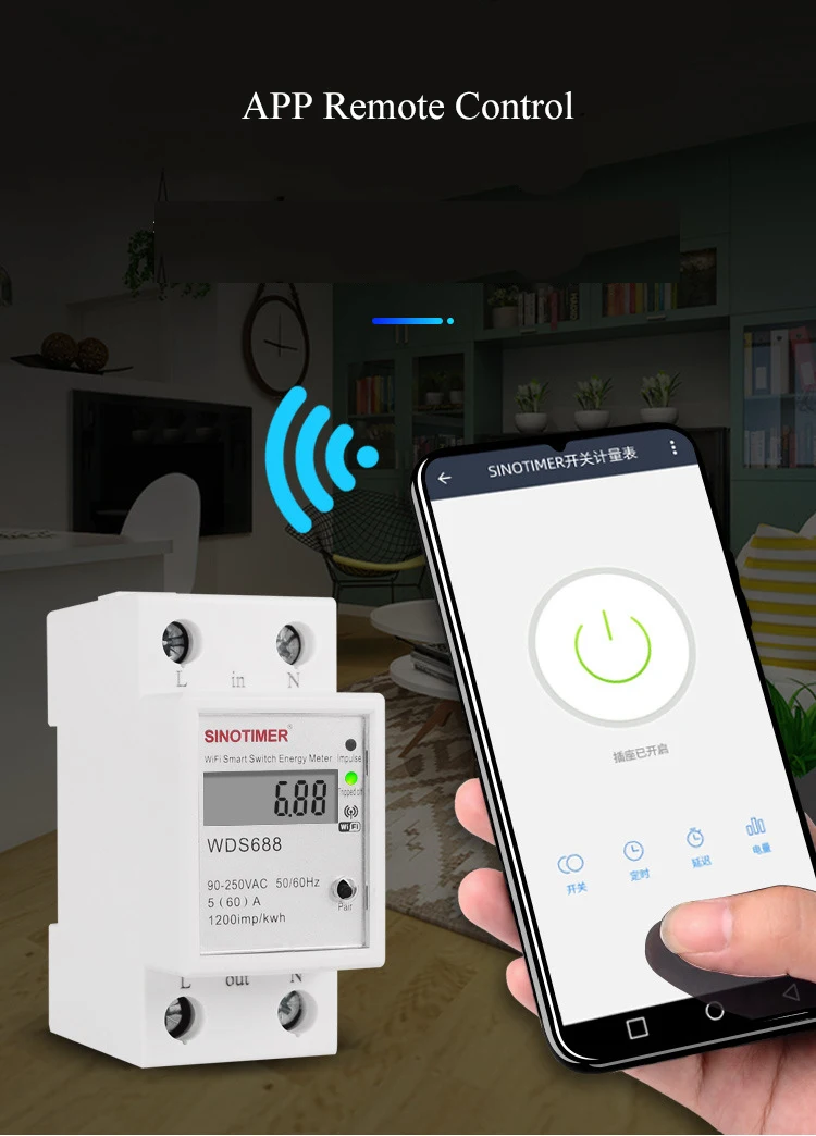 Tuya smart life APP пульт дистанционного управления AC 110/220V WiFi умный измеритель энергии измеритель мощности монитор ВКЛ/ВЫКЛ