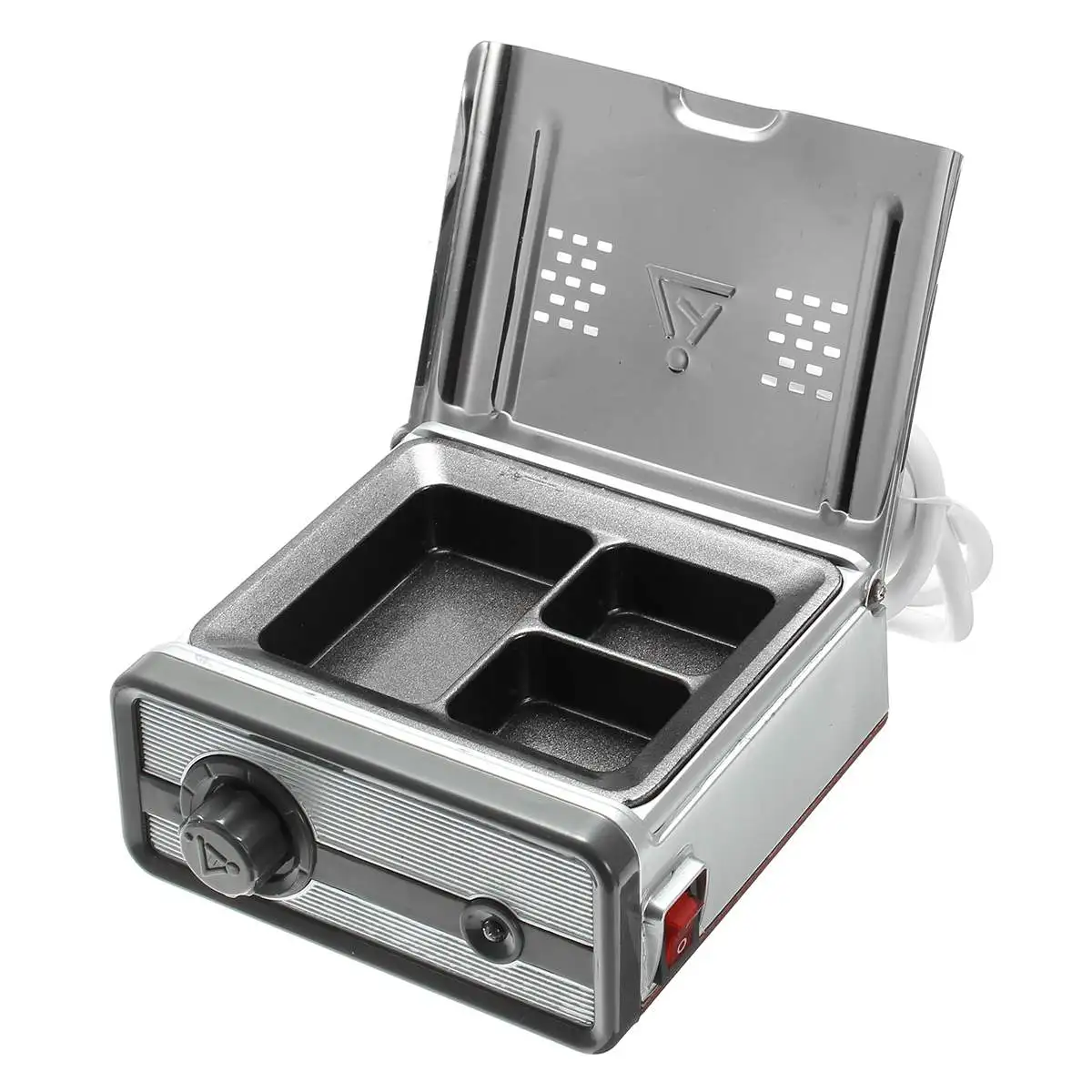 

3 Well Dental Heating Analog Wax Melting Dipping Pot Heaters Melter Tools Orthodontic Supplies Dentist Lab Equipment 300W 220V